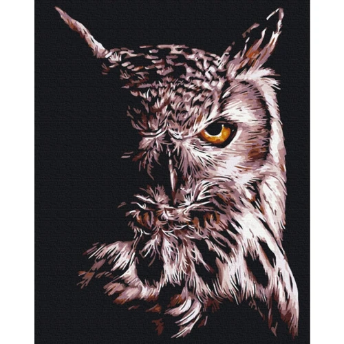 Картина по номерам Brushme Филин 40x50 см (BS51829)