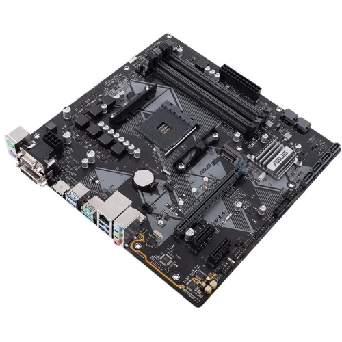 ASUS PRIME B450M-A: Оперативна пам'ять 4 x DIMM DDR4, 3200 MHz, 64 GB
