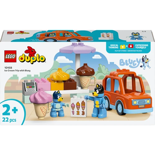Конструктор LEGO DUPLO Bluey Путешествие с мороженым из Блуи (10458)