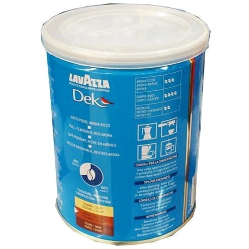 Dek Lavazza (банка) 250 г (WT00092): Вид напитка кофе молотый