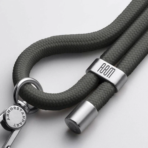 Ремешок для смартфона ArmorStandart Rope Titanium Grey with Clear holder (ARM76099): Цвет серый