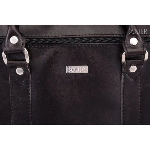 Сумка для ноутбука Solier 17" KILBRIDGE Leather Case Brown (SL03Brown) фото 6