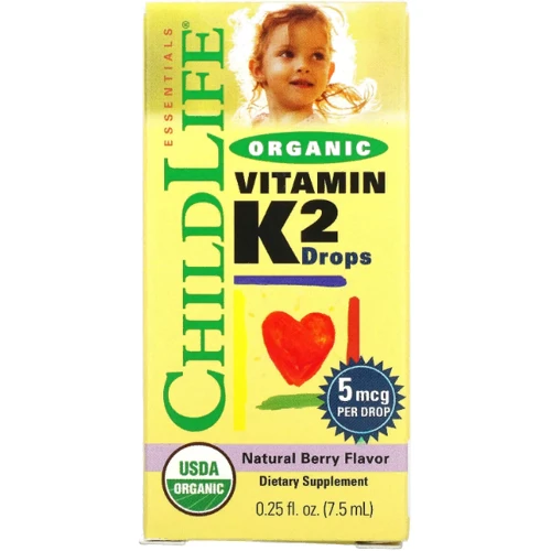 ChildLife Vitamin K2 Drops Natural Berry Flavor Витамин К со вкусом ягод 7.5 мл