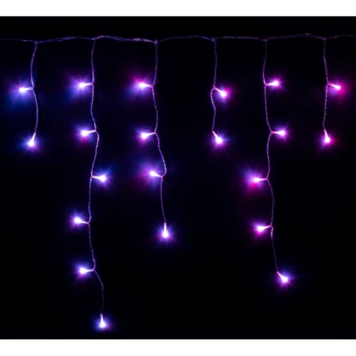 Гирлянда Smart LED Twinkly Icicle RGBW 190 Gen II IP44 длина 5м кабель прозрачный фото 7