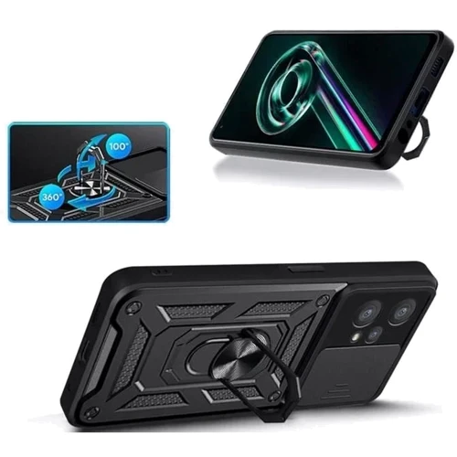 Аксесуар для смартфона BeCover Military Black для Realme 9 4G / 9 Pro Plus (709562): Колір черный