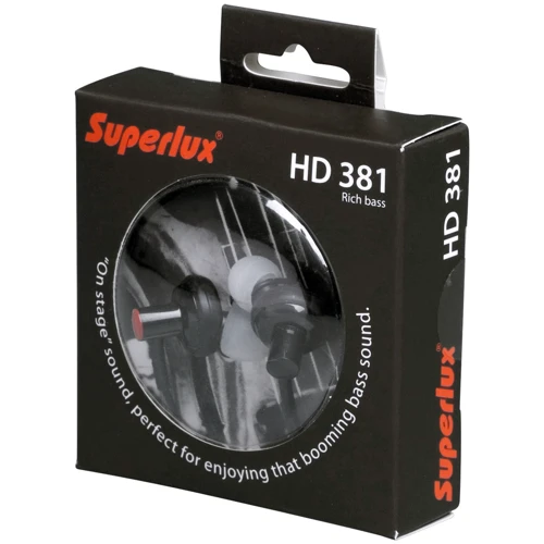 Наушники Superlux HD381: Тип излучателя динамический