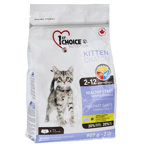 Сухой корм 1st Choice Kitten Healthy Start для котят со вкусом курицы 10 кг (ФЧККН10)