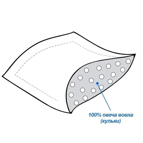 Подушка Billerbeck Лотос 50х70 см (1344-15/57): Тип Обычная подушка