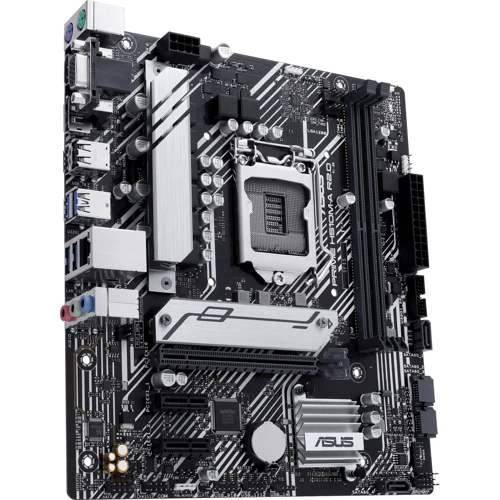 ASUS PRIME H510M-A R2.0: Разъемы на задней панели VGA, DisplayPort, HDMI, Ethernet RJ-45, USB 3.2 Gen 1, USB 2.0