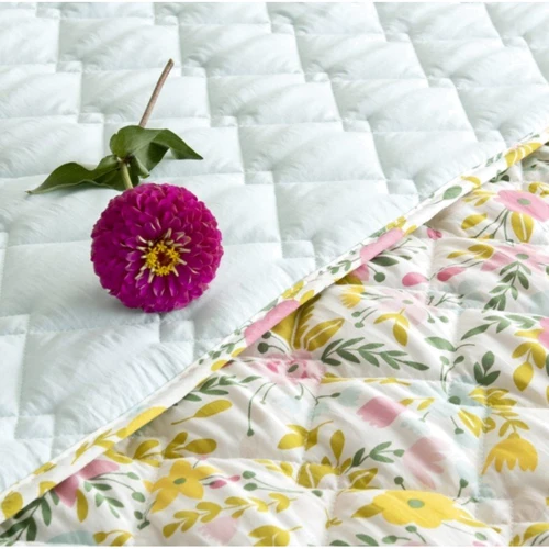 Покрывало IDEIA Стиль Cube 140х210 мята/цветы (8-32403)