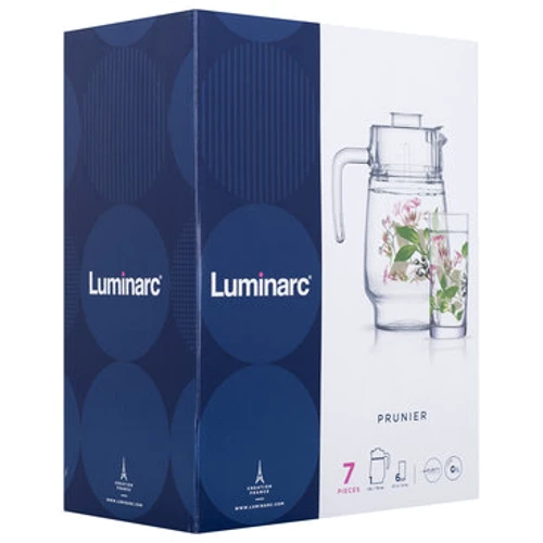 Набор для напитков Luminarc AMSTERDAM PRUNIER 7 предметов (P6288): Материал Ударопрочное стекло