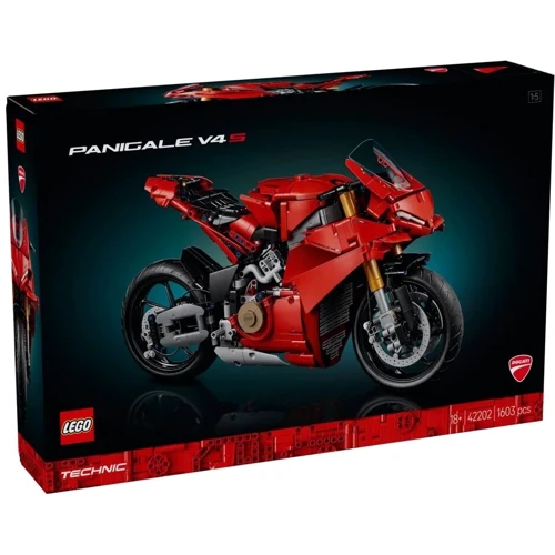 Конструктор LEGO Technic Мотоцикл Ducati Panigale V4 S 1603 деталі (42202)