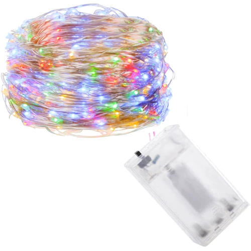 Гирлянда на батарейках Springos 9.9 м 100 LED CL0021 Mix фото 5