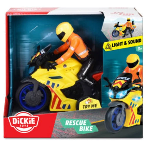 Мотоцикл Dickie Toys Спасательный патруль с фигуркой 17 см (3712030): Тип машинка спецслужб