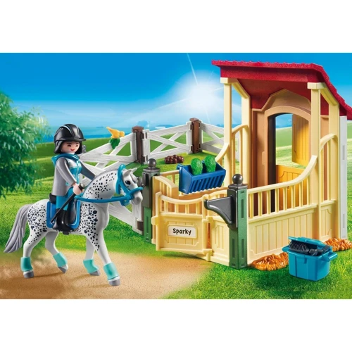 Конструктор Playmobil Конюшня с Аппалузой 6935: Количество деталей, шт. 27
