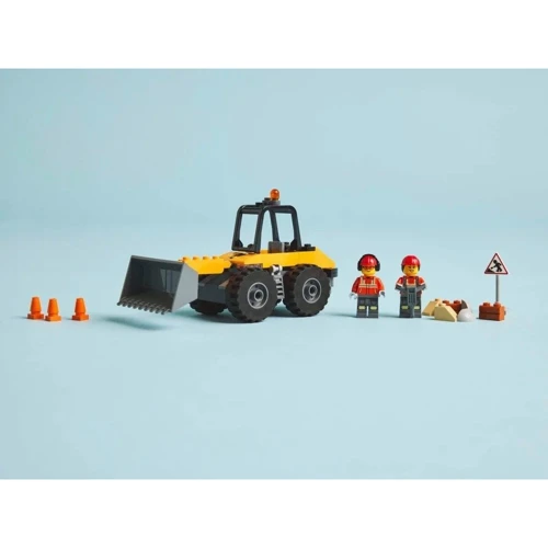 Конструктор LEGO City Желтый строительный автопогрузчик 81 деталь (60450) фото 4