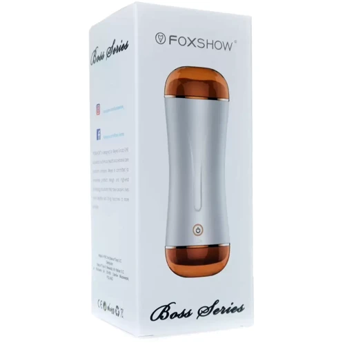 Мастурбатор с двумя входами и вибростимуляцией BOSS Vibrating Masturbation Cup USB 10 function + Interactive Function, BS6300019