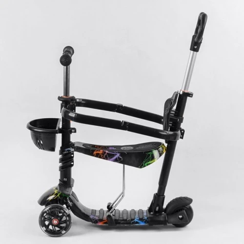 Самокат Best Scooter с защитным бампером черный (S 8466): Максимальная допустимая нагрузка, кг 60