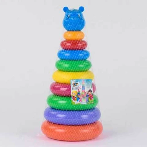 Іграшка розвиваюча M Toys Пірамідка №4 8 кілець 07014