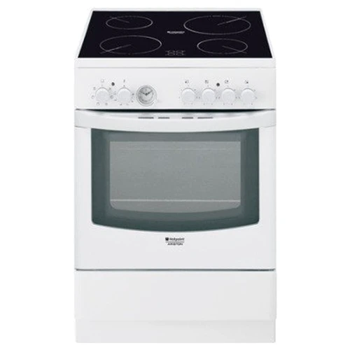 Плита электрическая Hotpoint-Ariston CE 6VM3 (W): Цвет белый