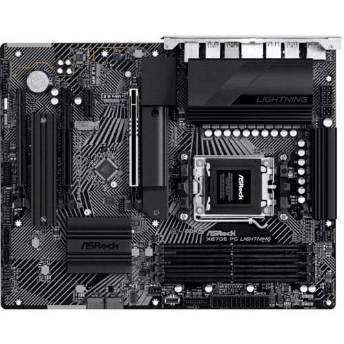 ASRock X670E PG LIGHTNING: Оперативна пам'ять 4xDDR5 6600+ МГц, до 128 ГБ