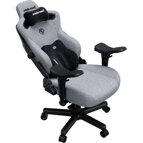 Кресло игровое Anda Seat Kaiser 3 Pro Size XL Grey Fabric (AD12YDC-XL-01-G-PV/F-G02) фото 10