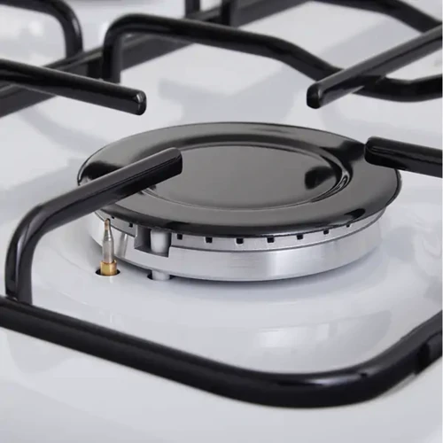 Газовая плита Eleyus FARO 5001 EF WH: Электроподжиг конфорок есть