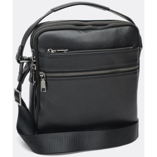 Мужская сумка через плечо Keizer черная (K117622-3-black)