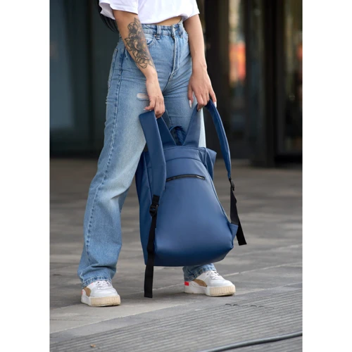 Женский рюкзак Sambag RollTop One синий (24208316): Тип ручки Плечевой ремень, Короткая ручка