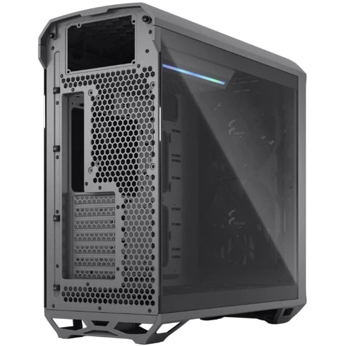 Корпус Fractal Design Torrent Gray TG Light Tint (FD-C-TOR1A-02): Материал передней панели пластик