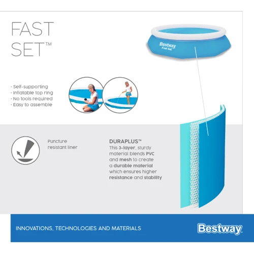Басейн Bestway сімейний круглий 305-66 см (57456) 3200 л фото 6