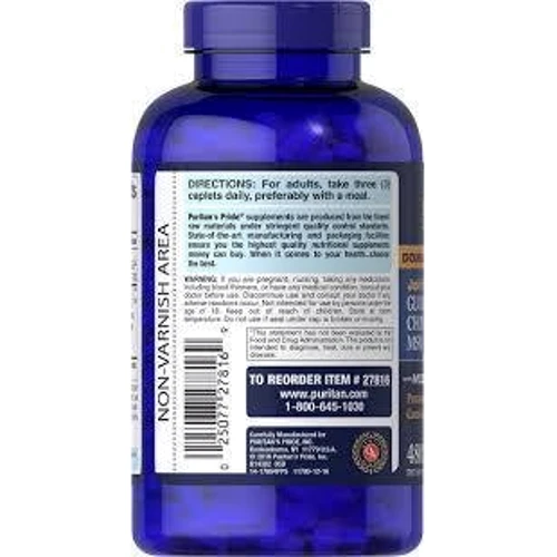 Puritan's Pride Glucosamine Sulfate 1000 mg 60 caps: Тип Глюкозамин