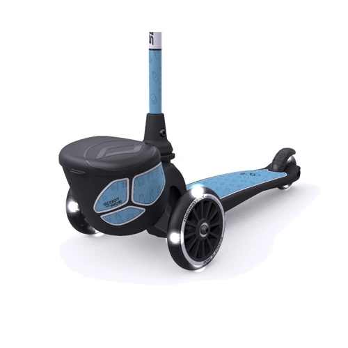 Самокат Scoot&Ride серии Highwaykick-2 со светящимися колесами стальной, 2+ до 50кг: Материал колес полиуретан