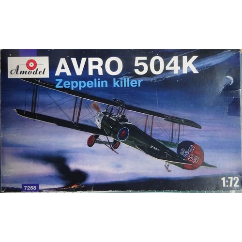 Модель Amodel Британский истребитель дерижаблей AVRO-504K (AMO7268): Производитель AMODEL