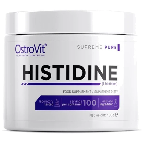Амінокислота для спорту OstroVit Histidine 100 g /100 servings/ Pure