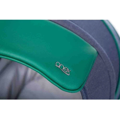 Универсальная коляска 3в1 ANEX CLASSIC C03 (jeans - green eco-leather) фото 10