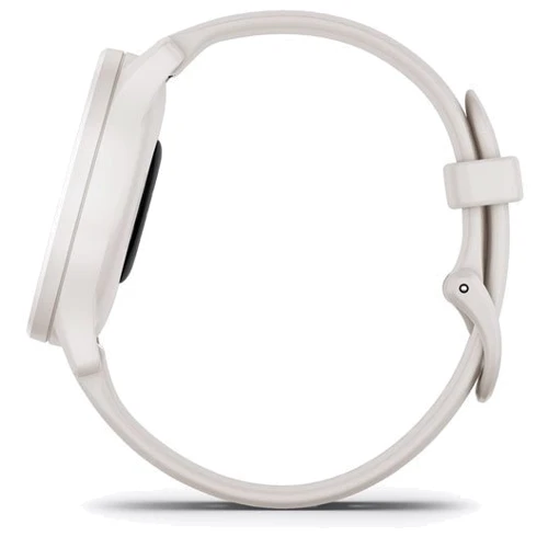 Смарт-годинник Garmin Vivomove Sport Ivory Case and Silicone Band with Peach Gold Accents (010-02566-01): Колір ремінця Слоновая кость