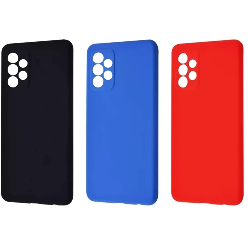Чехол для телефонов WAVE Full Silicone Cover Blue for Samsung A725 Galaxy A72: Тип накладка на заднюю часть