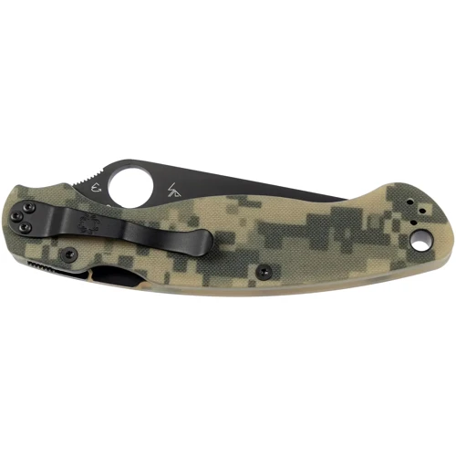 Нож Spyderco Military 2 Black Blade CPM S30V G-10 camo (87.16.32): Система блокировки Есть