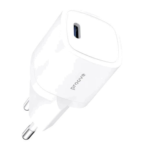 Зарядное устройство Proove Wall Charger USB-C Silicone Power 20W White