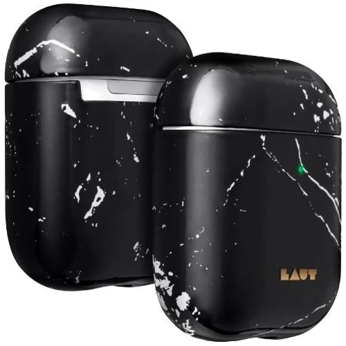 Чехол для наушников LAUT Huex Marble Black (L_AP_HXE_MB) for Apple AirPods 2 2019 фото 4