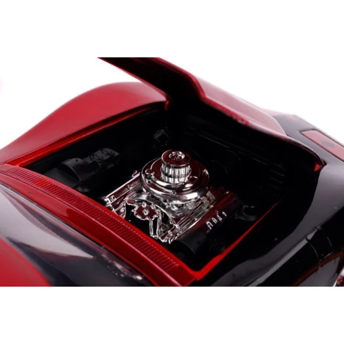 Машина металлическая Jada Chevrolet Corvette Stingray (1969) + фигурка Харли Квинн Красная1:24 (253255019) фото 12