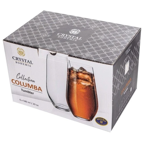 Набір склянок для соку Bohemia Columba 580мл 6шт (024-389): Тип Набор для напитков