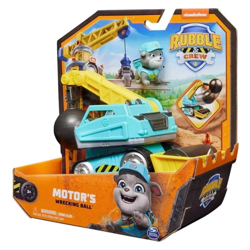 Базовый строительный автомобиль Spin Master Rubble and Crew с фигуркой Мотора (SM28500/6069659) фото 6