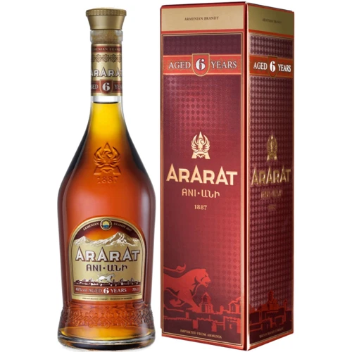 Бренді Ararat Ani 6 years old 0.7л, 40%, gift box (STA4850001001973)