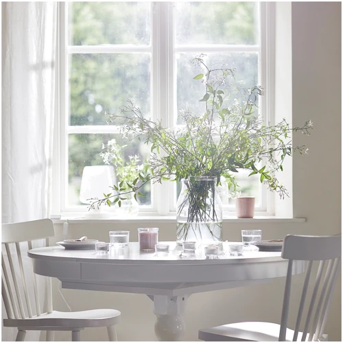 Ароматическая свеча ІКЕА Lugnare стекло 40 часов (30502383)