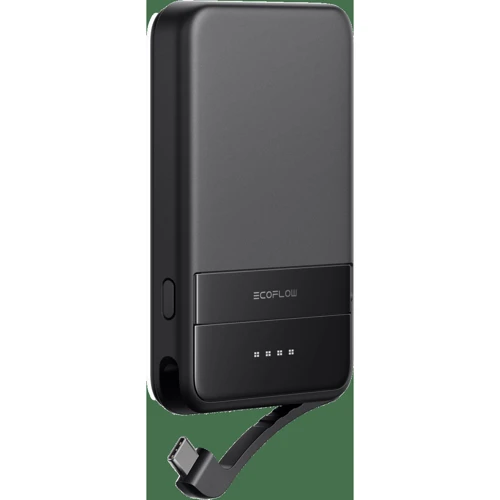 Зовнішній акумулятор EcoFlow Power Bank 5000mAh RAPID Magnetic 30W Black (EF-RAPID5000-B-EU): Ємність батареї, мАг 5000