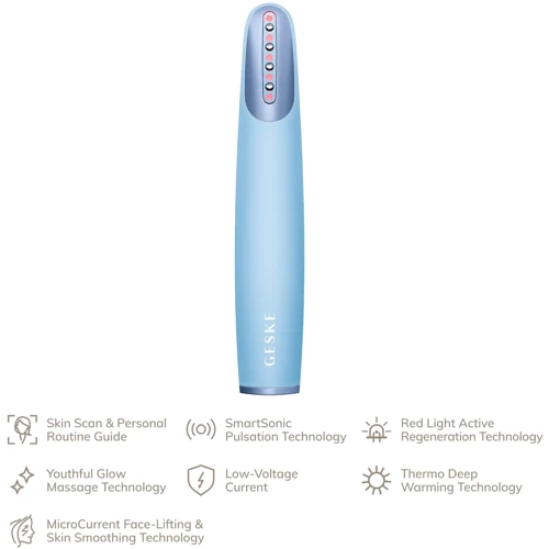 Устройство для укрепления и тонизации кожи лица GESKE Skin Firming Wand 7в1 aquamarine фото 4