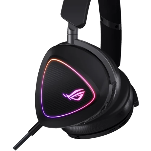 Наушники ASUS ROG Delta II Black (90YH03W0-BHUA00): Тип крепления оголовные