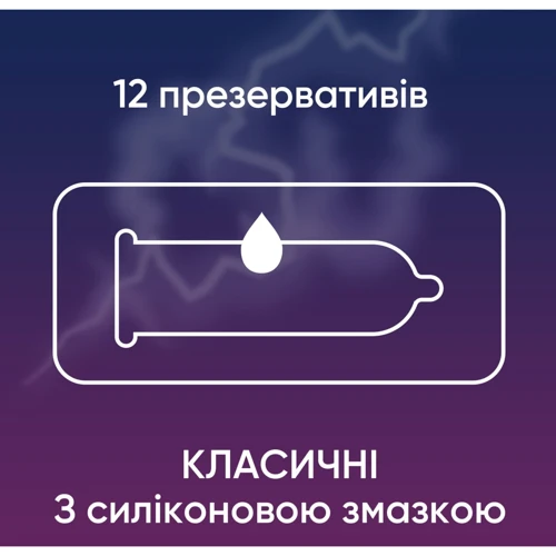 Презервативы латексные с силиконовой смазкой Contex №12 Classic